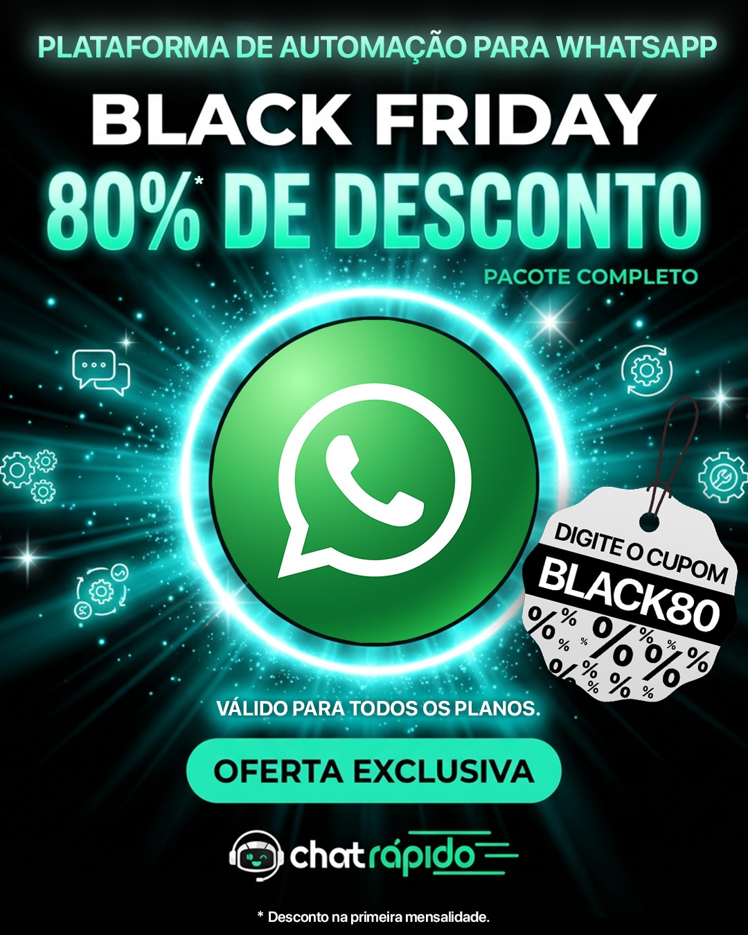 Promoção Black Friday ChatRápido
